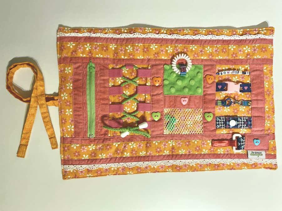 napperon orange, orange placemat