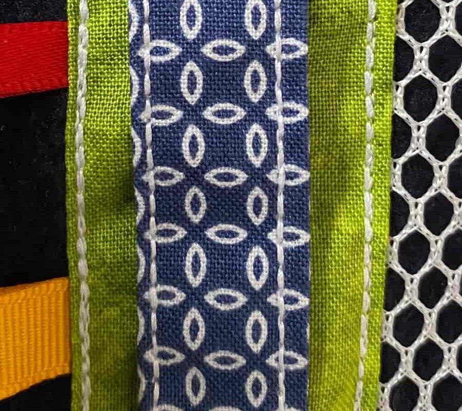 fixation rubans étape 2, ribbons attachement step 2